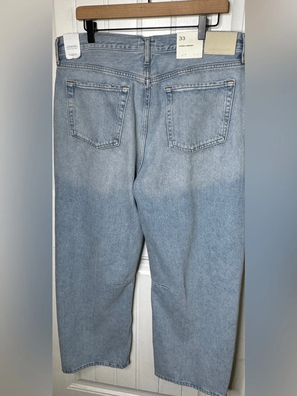 Citizens of Humanity Miro Relaxed Wide Leg Jeans in Damaris HTF Size 33 NWT $260 - Picture 10 of 16